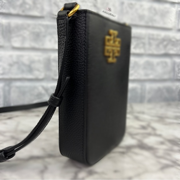 Tory Burch Britten Phone Crossbody In Black - Picture 3 of 8
